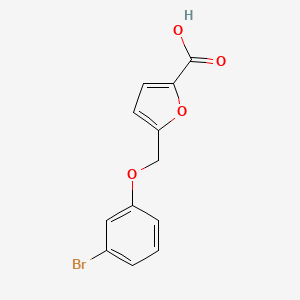 5-(3-Bromophenoxymethyl)furan-2-carboxylic acid