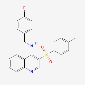 N-(4-fluorobenzyl)-3-tosylquinolin-4-amine