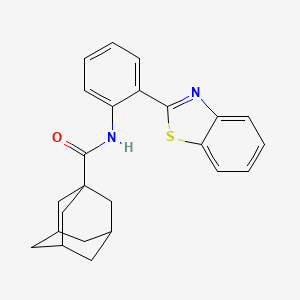 N-[2-(1,3-benzothiazol-2-yl)phenyl]adamantane-1-carboxamide