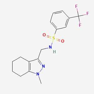 N-((1-methyl-4,5,6,7-tetrahydro-1H-indazol-3-yl)methyl)-3-(trifluoromethyl)benzenesulfonamide