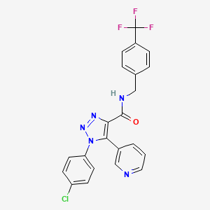 3-(3-chlorobenzyl)-7-(4-methoxyphenyl)-1-methylpyrimido[4,5-d]pyrimidine-2,4(1H,3H)-dione