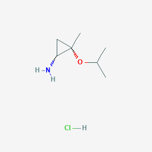 (1R,2S)-2-methyl-2-(propan-2-yloxy)cyclopropan-1-amine hydrochloride
