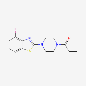 1-(4-(4-Fluorobenzo[d]thiazol-2-yl)piperazin-1-yl)propan-1-one