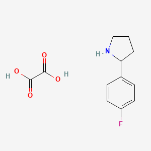 2-(4-Fluoro-phenyl)-pyrrolidine oxalic acid salt