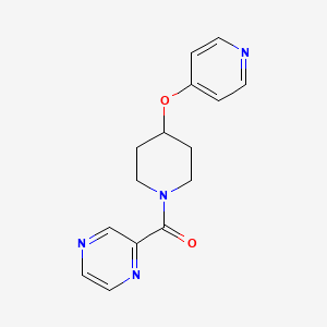 Pyrazin-2-yl(4-(pyridin-4-yloxy)piperidin-1-yl)methanone