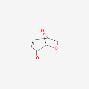 molecular formula C6H6O3 B2871901 6,8-Dioxabicyclo[3.2.1]oct-2-en-4-one CAS No. 281676-64-0; 37112-31-5