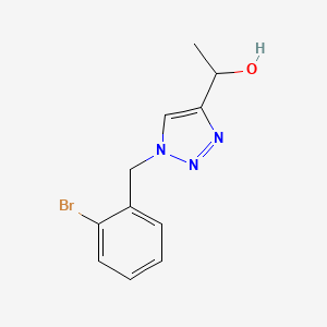 1-[1-[(2-Bromophenyl)methyl]triazol-4-yl]ethanol