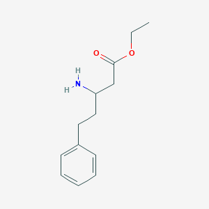 Ethyl 3-amino-5-phenylpentanoate
