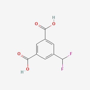 5-(Difluoromethyl)benzene-1,3-dicarboxylic acid
