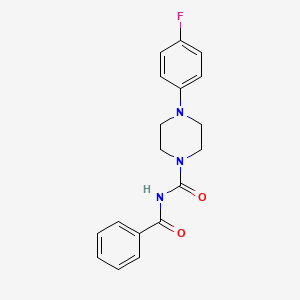 B2872012 N-benzoyl-4-(4-fluorophenyl)piperazine-1-carboxamide CAS No. 534560-45-7