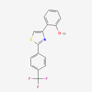 4-(2-Hydroxyphenyl)-2-[4-(trifluoromethyl)phenyl]-thiazole