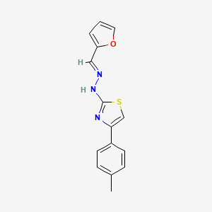2-Furaldehyde [4-(4-methylphenyl)-1,3-thiazol-2-yl]hydrazone