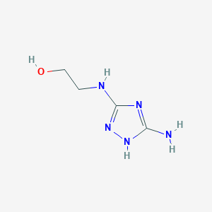 2-[(5-amino-1H-1,2,4-triazol-3-yl)amino]ethanol