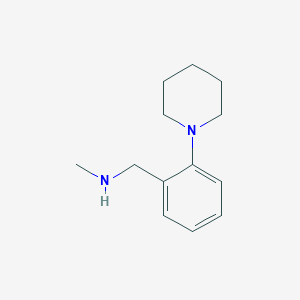 molecular formula C13H20N2 B2872097 Methyl({[2-(piperidin-1-yl)phenyl]methyl})amine CAS No. 871217-35-5