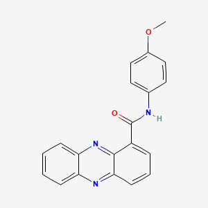 molecular formula C20H15N3O2 B2872194 N-(4-methoxyphenyl)phenazine-1-carboxamide CAS No. 313959-83-0