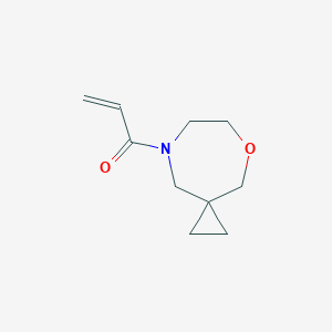 B2872374 1-(5-Oxa-8-azaspiro[2.6]nonan-8-yl)prop-2-en-1-one CAS No. 2308298-25-9