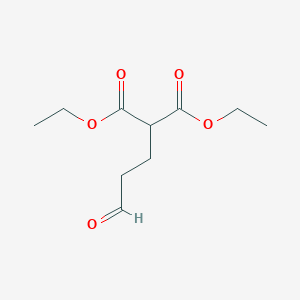 molecular formula C10H16O5 B028724 diethyl 2-(3-oxopropyl)malonate CAS No. 19515-61-8