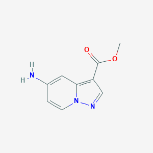 molecular formula C9H9N3O2 B2872535 Methyl 5-aminopyrazolo[1,5-a]pyridine-3-carboxylate CAS No. 1352910-19-0