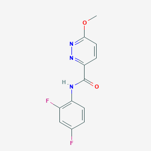 N-(2,4-difluorophenyl)-6-methoxypyridazine-3-carboxamide