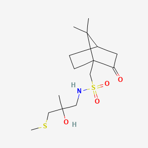 1-(7,7-dimethyl-2-oxobicyclo[2.2.1]heptan-1-yl)-N-(2-hydroxy-2-methyl-3-(methylthio)propyl)methanesulfonamide