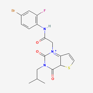 N-(4-bromo-2-fluorophenyl)-2-[3-(2-methylpropyl)-2,4-dioxo-1H,2H,3H,4H-thieno[3,2-d]pyrimidin-1-yl]acetamide