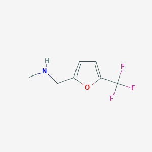 Methyl({[5-(trifluoromethyl)furan-2-yl]methyl})amine