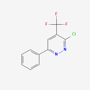 3-Chloro-6-phenyl-4-(trifluoromethyl)pyridazine