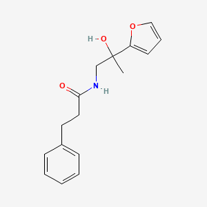 N-(2-(furan-2-yl)-2-hydroxypropyl)-3-phenylpropanamide