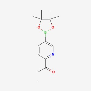 6-(Propionyl)pyridine-3-boronic acid pinacol ester