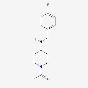 1-acetyl-N-(4-fluorobenzyl)piperidin-4-amine