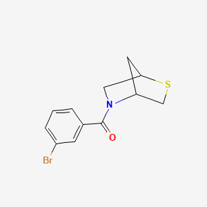2-Thia-5-azabicyclo[2.2.1]heptan-5-yl(3-bromophenyl)methanone