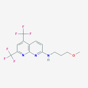 N-(3-methoxypropyl)-5,7-bis(trifluoromethyl)-1,8-naphthyridin-2-amine