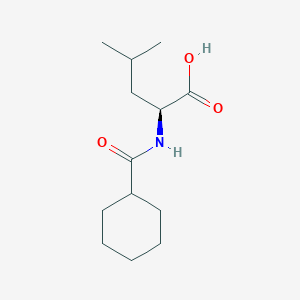 molecular formula C13H23NO3 B2872877 (Cyclohexanecarbonyl)-L-leucine CAS No. 157116-68-2