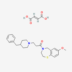 molecular formula C29H36N2O6S B2872935 JTV-519 fumarate 