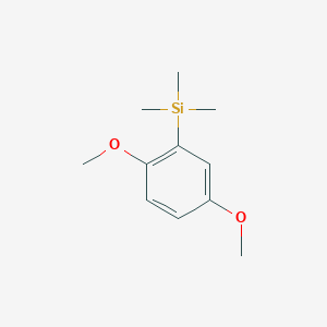 molecular formula C11H18O2Si B2872982 1-(Trimethylsilyl)-2,5-dimethoxybenzene CAS No. 72054-75-2