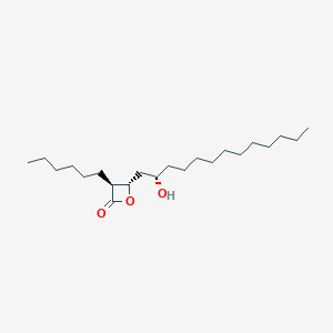 molecular formula C22H42O3 B028730 (3S,4S)-3-己基-4-((S)-2-羟基十三烷基)氧杂环-2-酮 CAS No. 68711-40-0