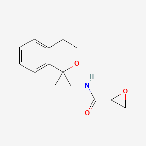N-[(1-Methyl-3,4-dihydroisochromen-1-yl)methyl]oxirane-2-carboxamide