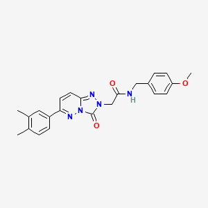 2-(6-(3,4-dimethylphenyl)-3-oxo-[1,2,4]triazolo[4,3-b]pyridazin-2(3H)-yl)-N-(4-methoxybenzyl)acetamide