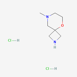 8-Methyl-5-oxa-2,8-diazaspiro[3.5]nonane;dihydrochloride