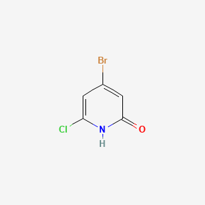 molecular formula C5H3BrClNO B2873178 4-Bromo-6-chloropyridin-2(1H)-one CAS No. 1227581-74-9