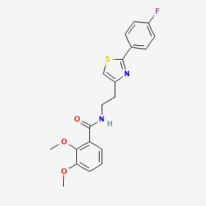 N-[2-[2-(4-fluorophenyl)-1,3-thiazol-4-yl]ethyl]-2,3-dimethoxybenzamide