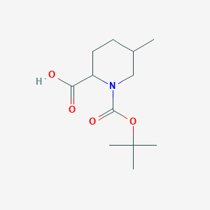 B2873218 1-(Tert-butoxycarbonyl)-5-methylpiperidine-2-carboxylic acid CAS No. 661459-11-6