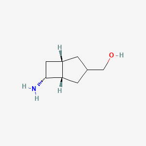 [(1S,5S,6R)-6-Amino-3-bicyclo[3.2.0]heptanyl]methanol