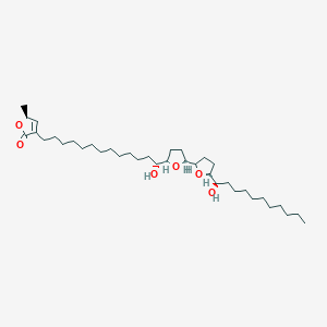 molecular formula C37H66O6 B2873293 Acetogenin CAS No. 136033-39-1