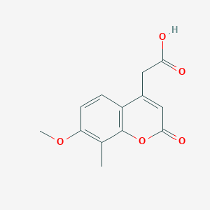 (7-methoxy-8-methyl-2-oxo-2H-chromen-4-yl)acetic acid