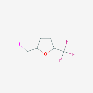 2-(Iodomethyl)-5-(trifluoromethyl)oxolane