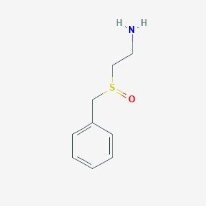 molecular formula C9H13NOS B2873385 2-Phenylmethanesulfinylethan-1-amine CAS No. 30491-32-8
