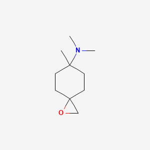 N,N,6-Trimethyl-1-oxaspiro[2.5]octan-6-amine