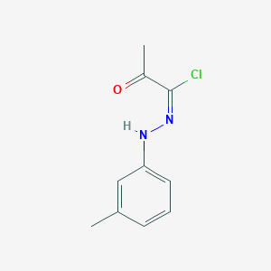 (1E)-N-(3-methylphenyl)-2-oxopropanehydrazonoyl chloride