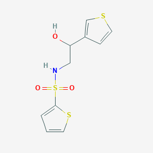 N-(2-hydroxy-2-(thiophen-3-yl)ethyl)thiophene-2-sulfonamide